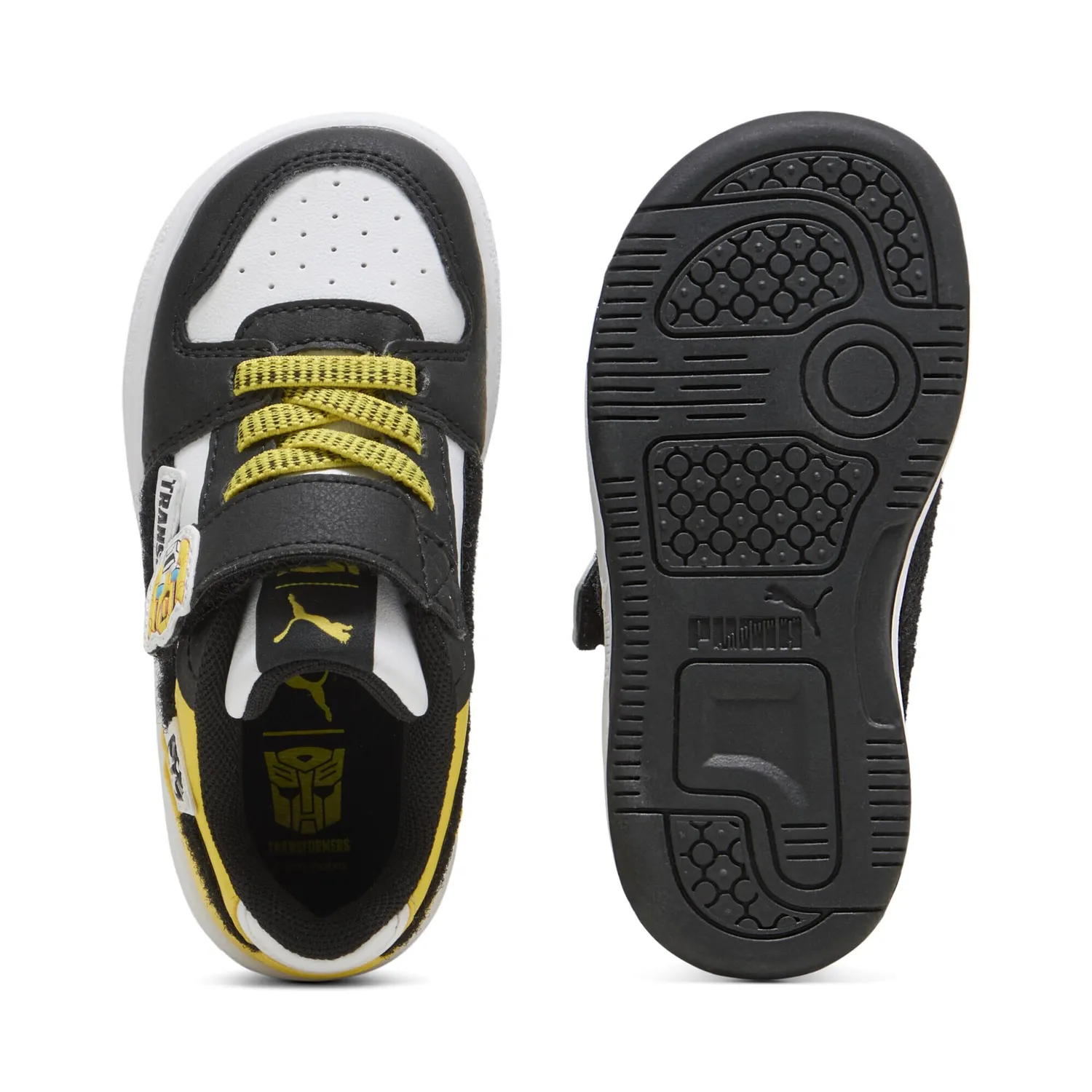 Puma Rebound Slam Lo Transformers sneakers bimbi 26 EU bianche