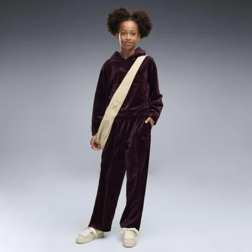 Puma Essentials Elevated pantaloni velluto ragazzi neri