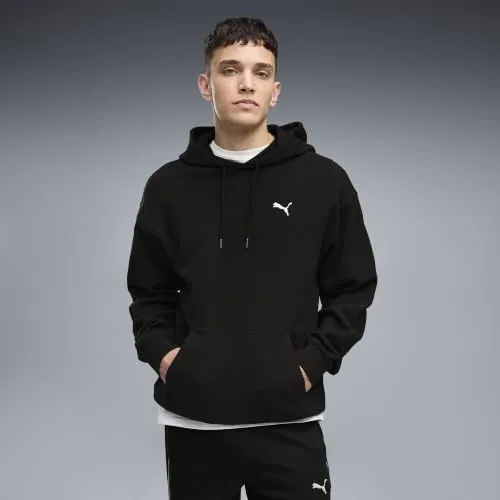 Puma Ess Elevated Relaxed felpa uomo cappuccio