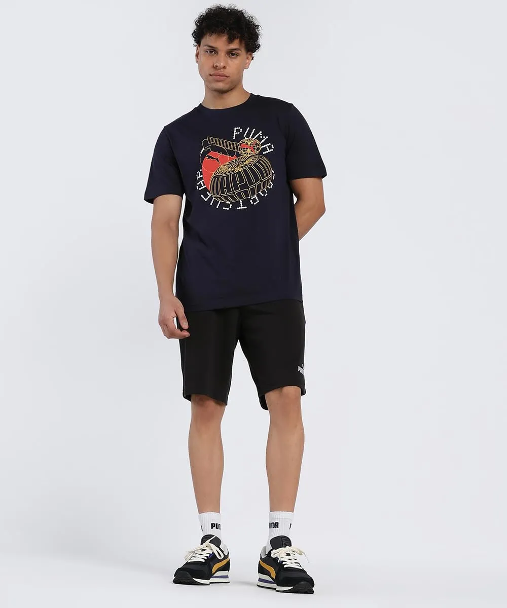 Puma Ess No. 1 Logo 10 pantaloncini uomo nero