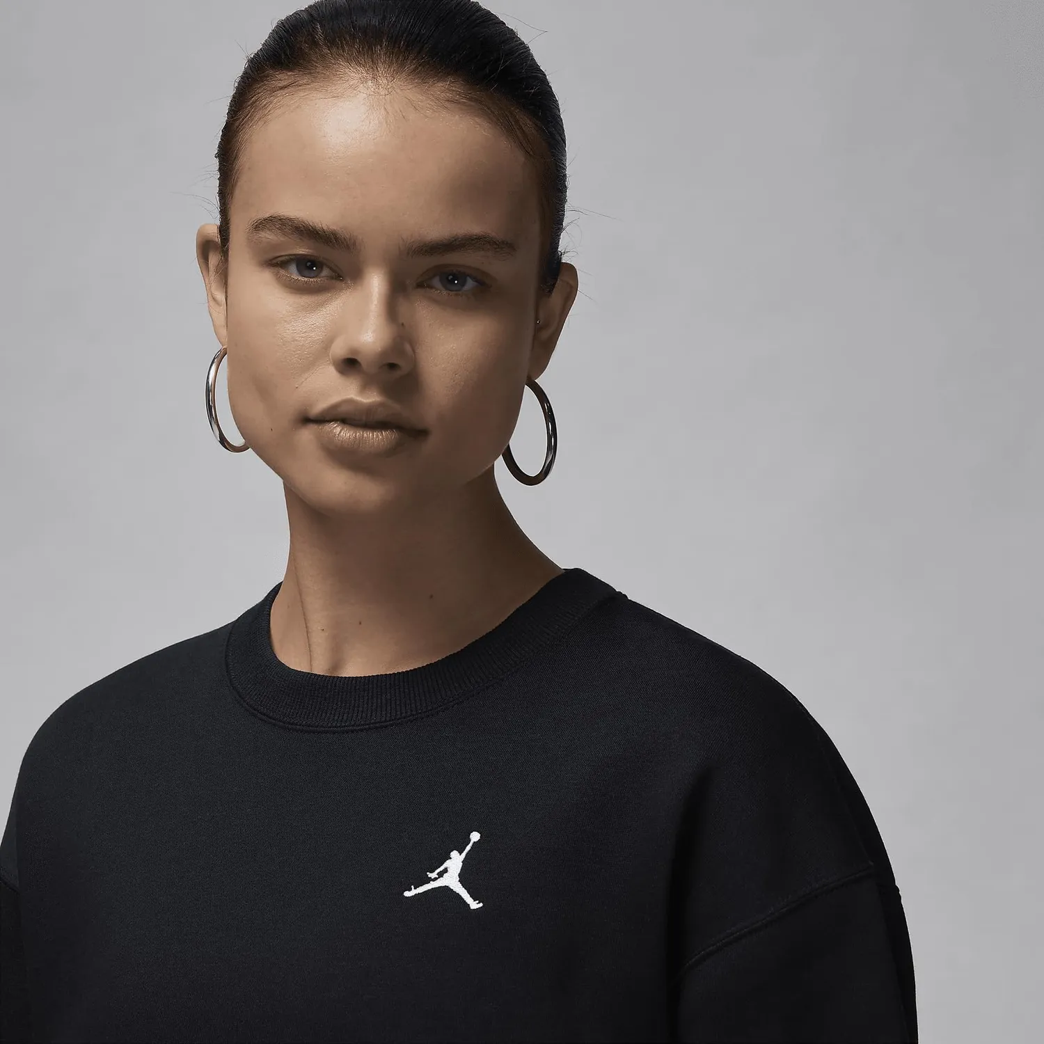 Jordan Brooklyn Fleece felpa donna XS nero
