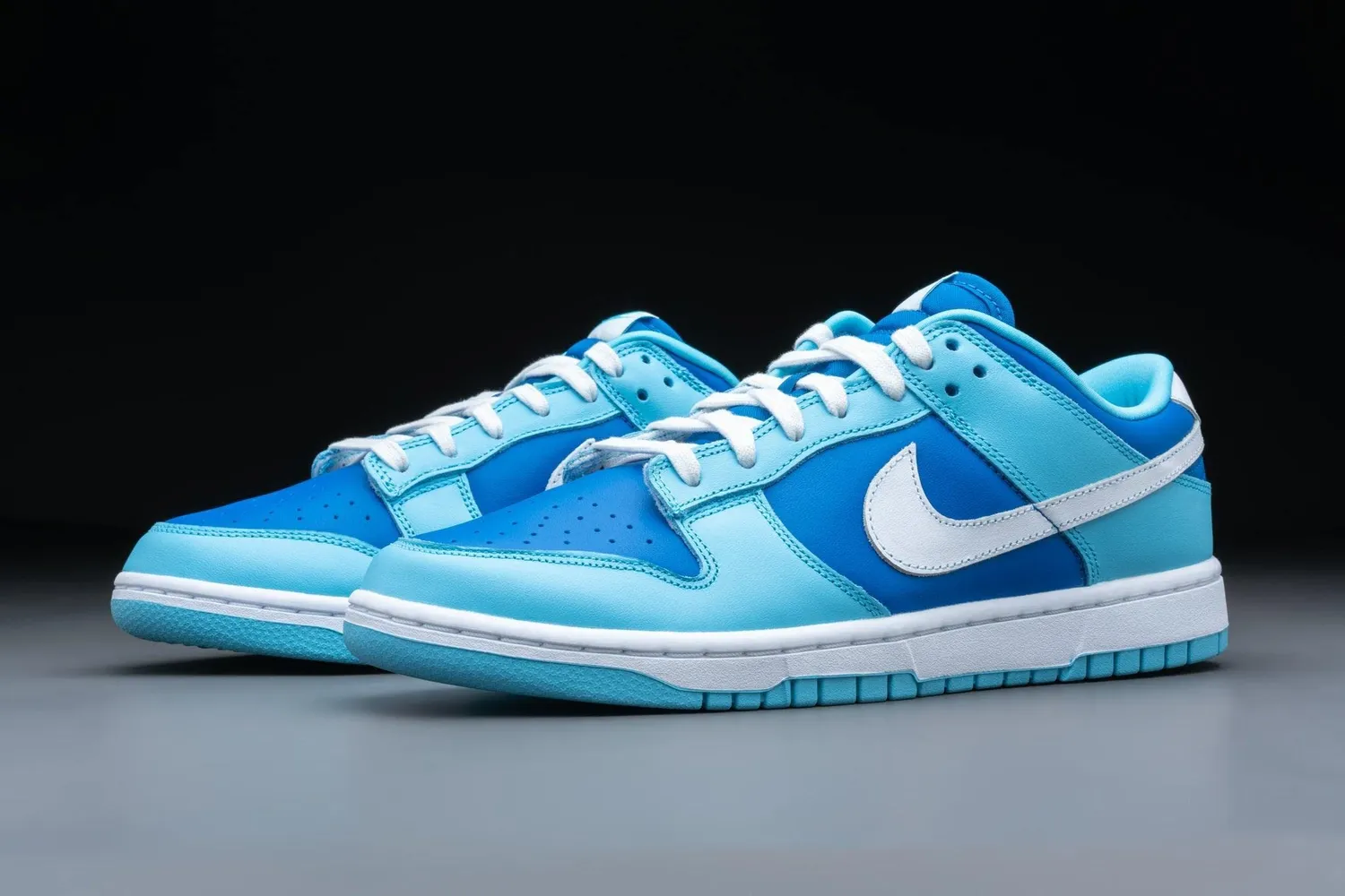 Nike Dunk Low sneakers pelle vintage cushion comfort