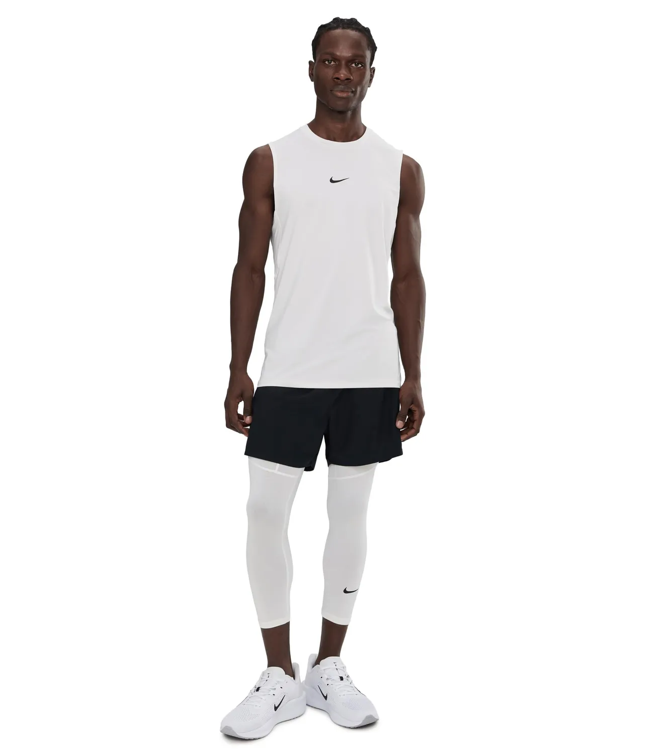 Nike Pro Dri-Fit pantaloni uomo L 3/4 aderenti