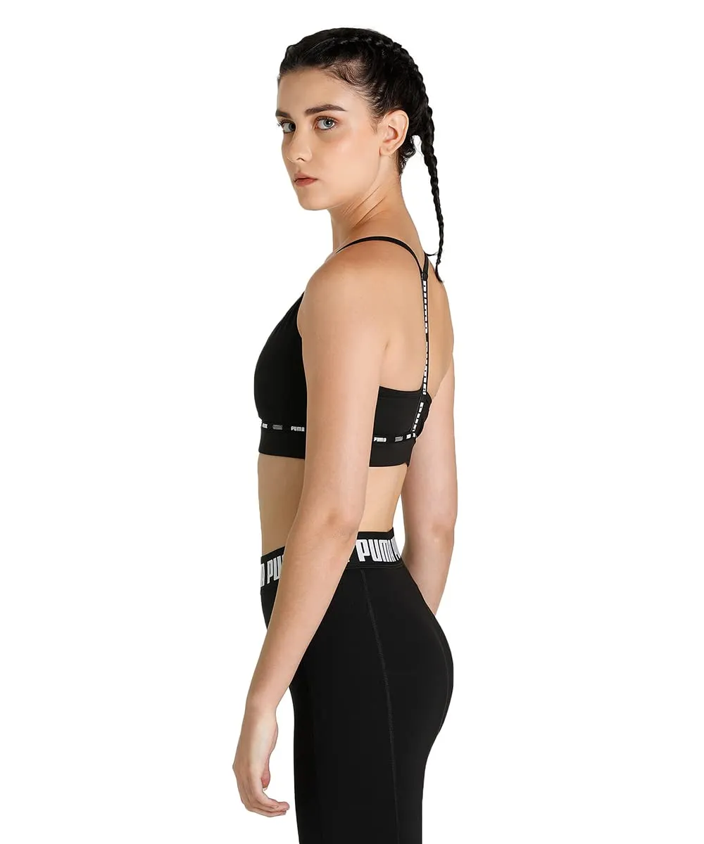 Puma Strong Strappy reggiseno sportivo donna nero basso impatto