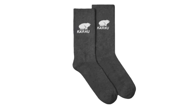 Karhu Classic Logo calzini neri cotone 3 taglie