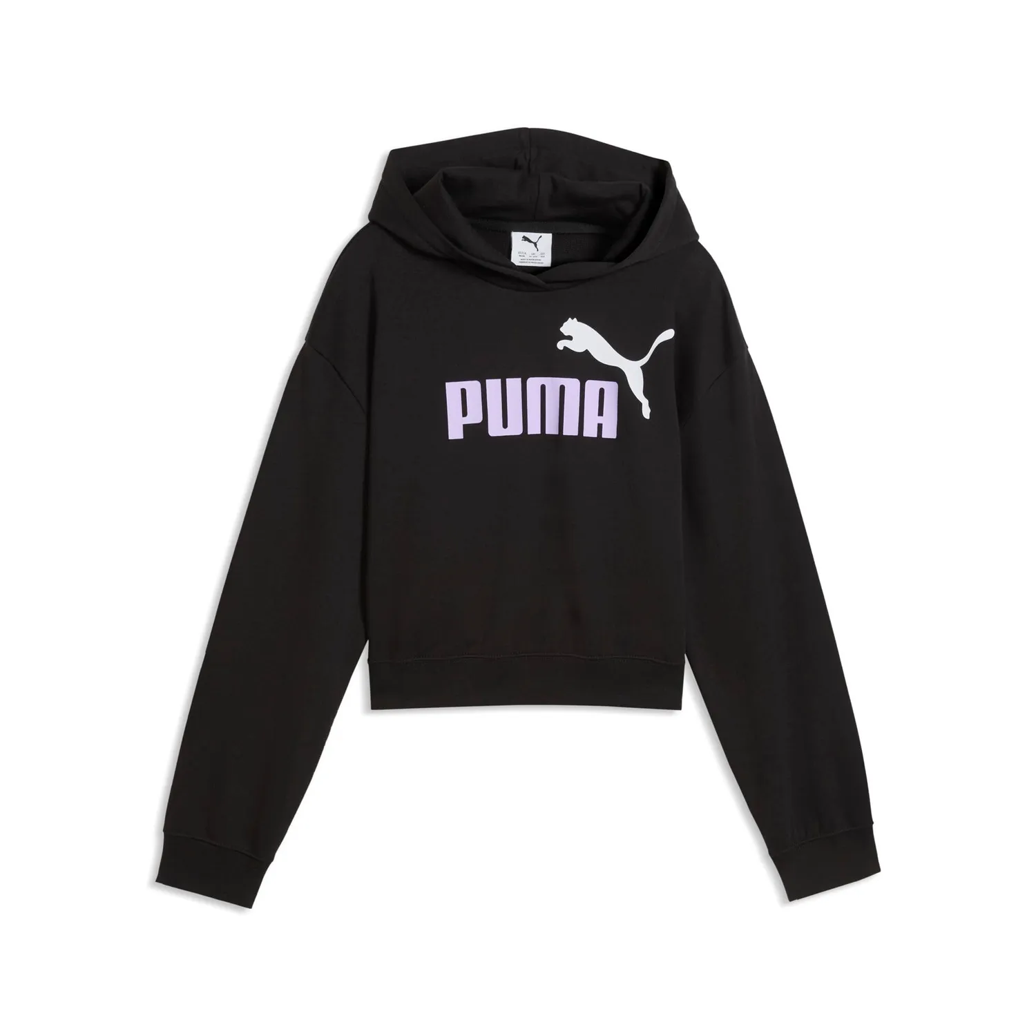 Puma Ess 2 Color No 1 Logo felpa cappuccio ragazze 128 nera