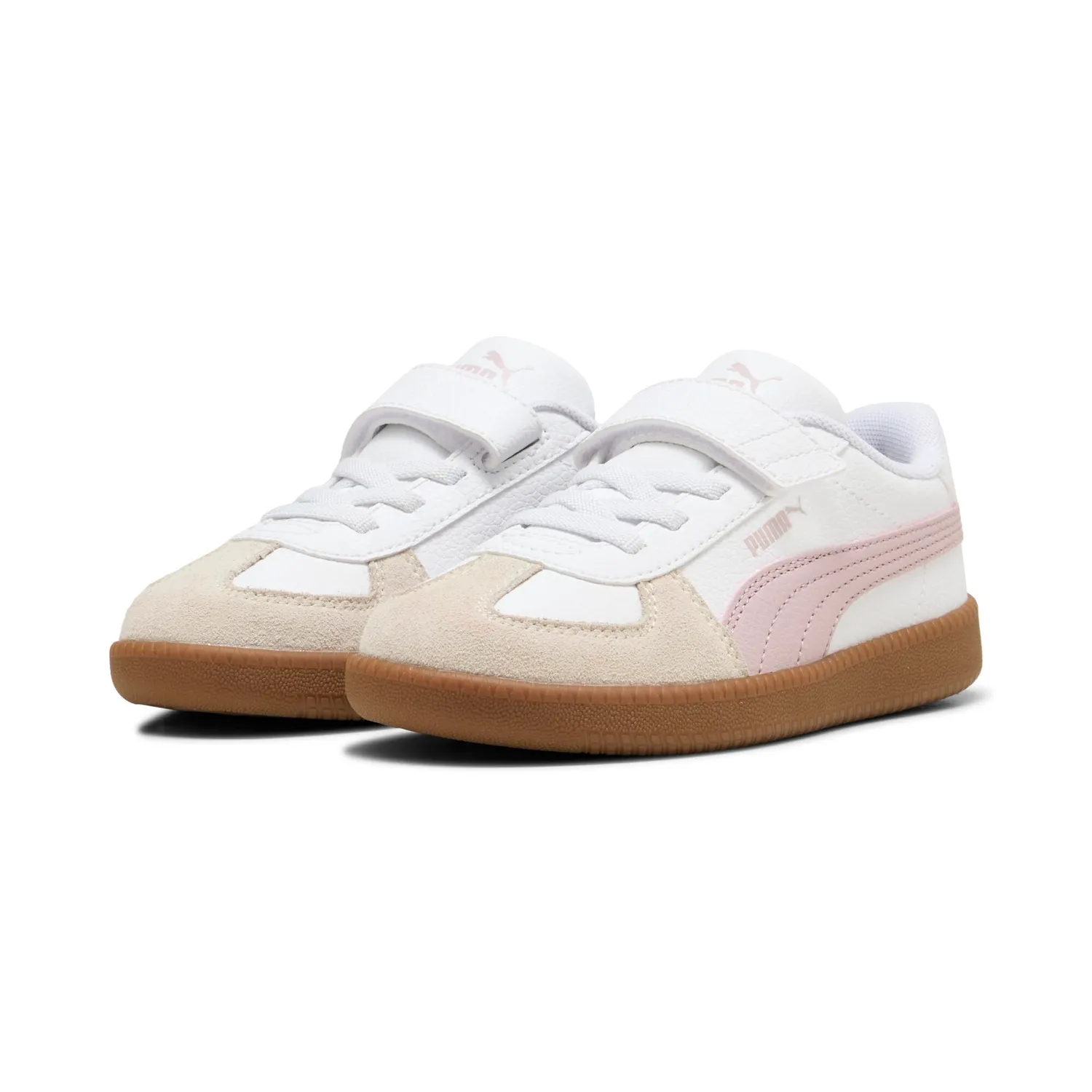Puma Club LT AC+ PS sneakers bimbo bianco rosa