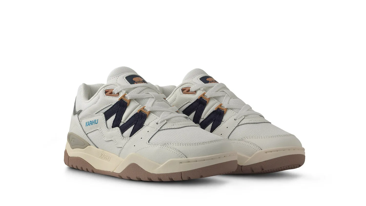 Karhu Fusion XT sneakers Bright White Naval Academy pelle