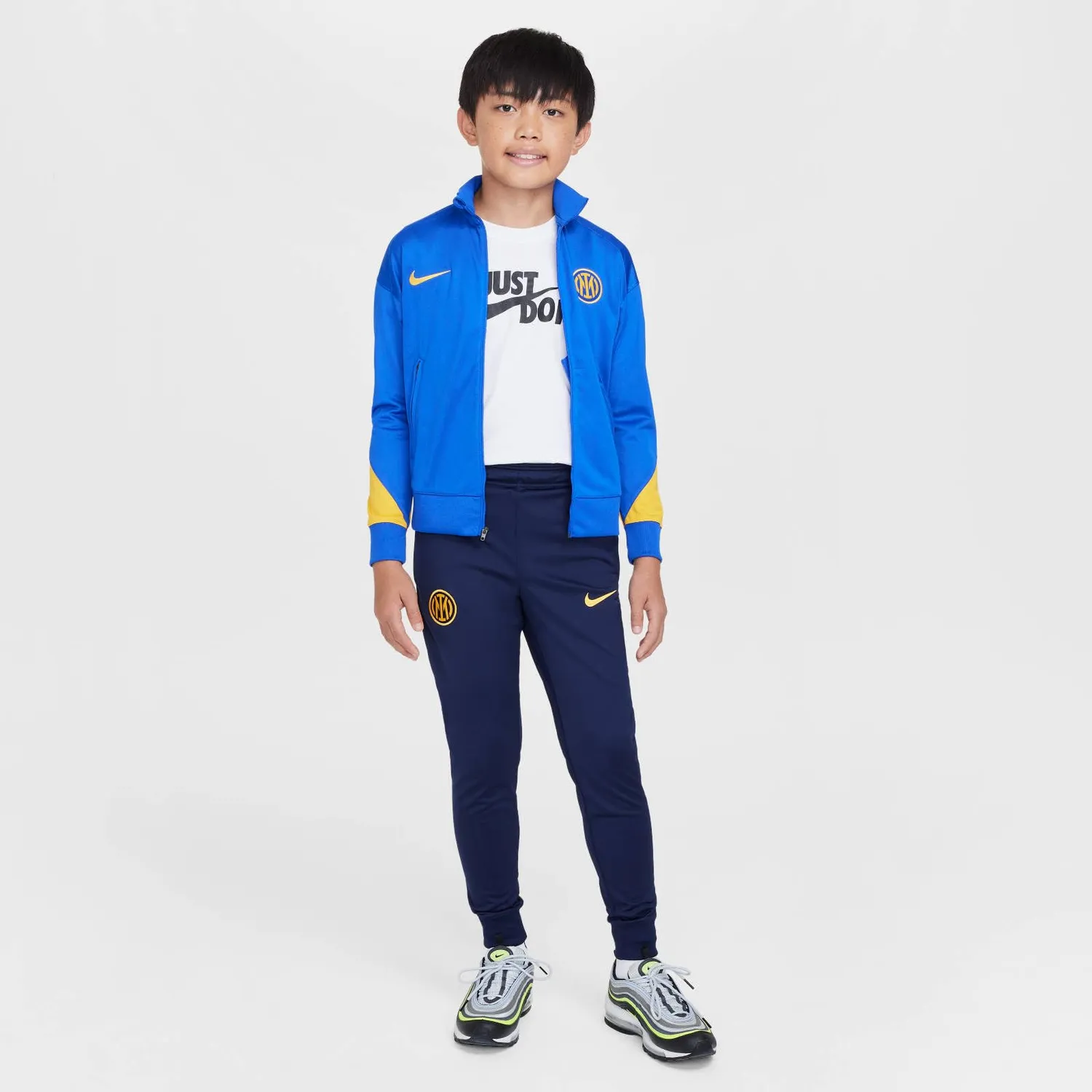 Nike Inter Strike Third tuta calcio 10-11 anni blu Dri-Fit