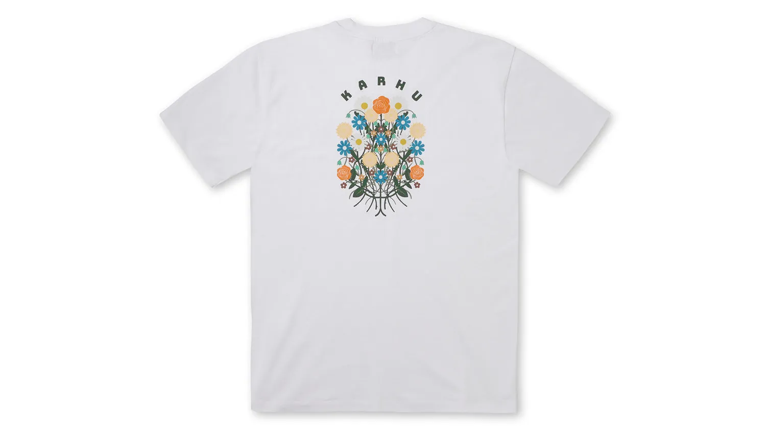 Karhu Flower Bouquet t-shirt Bright White cotone regular